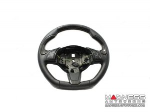 FIAT 500 Steering Wheel Trim - Lateral Side Trim Set - Carbon Fiber 